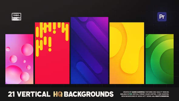 Vertical Colorful Shape Backgrounds（801384）-技能树